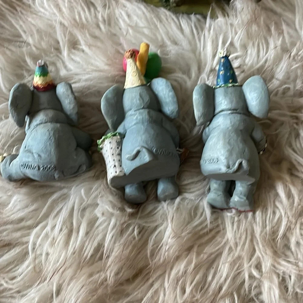 Elephant Resin Animal Decorative Figurines - Party Decor